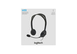 Logitech H111 Wired Headset Stereo Headphones Noise Cancelling - Black 🍁 All In One Marketplace Canada