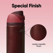 Owala FreeSip - Stainless Steel - 24-oz. - Red Black Cherry 🍁 All In One Marketplace Canada