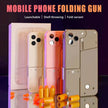 mobile phone shape folding soft bullet gun toy