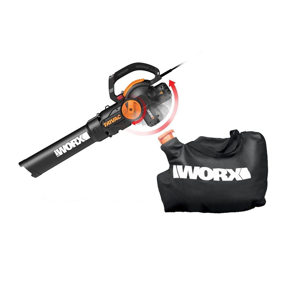 WORX 12 Amp Trivac 3-in-1 Electric Leaf Blower/Mulcher/Yard Vacuum - WG512 🍁 All In One Marketplace Canada