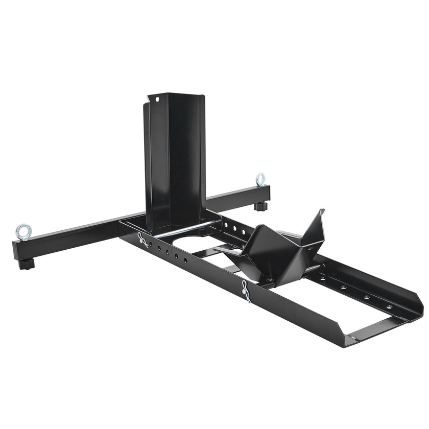 VEVOR Motorcycle Wheel Chock Upright, 1800 lbs Capacity, Heavy-duty Steel Motorcycle Front Wheel Stand with 6 Adjustable Holes, For 15