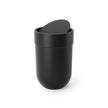 Umbra Touch Trash Can, Small 1.6-Gallon Garbage Bin with Swing Lid, Waste Basket for Bathroom or Office, Black 🍁 All In One Marketplace Canada