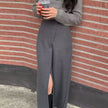 Formal Versatile Slit Long Split Skirt