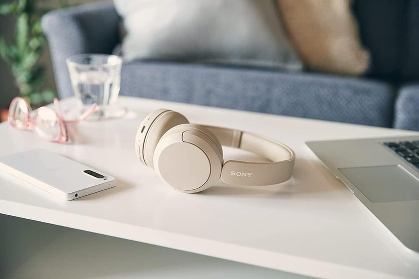 Sony WH-CH520 Wireless Headphones Bluetooth On-Ear Headset with Microphone, Cappuccino 🍁 All In One Marketplace Canada