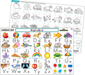 Teacher Created Resources - Alphabet Learning Mat - Large Table Mat