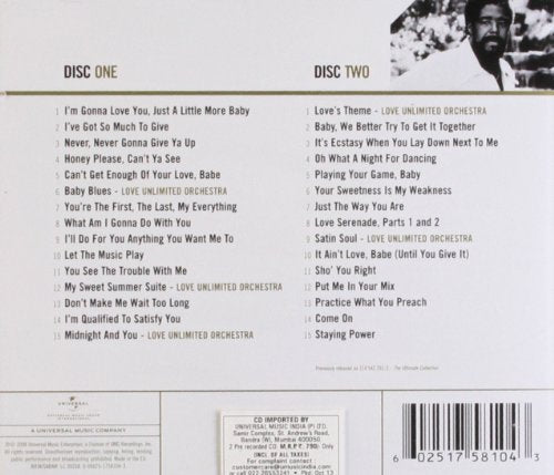 Barry White / Gold - CD