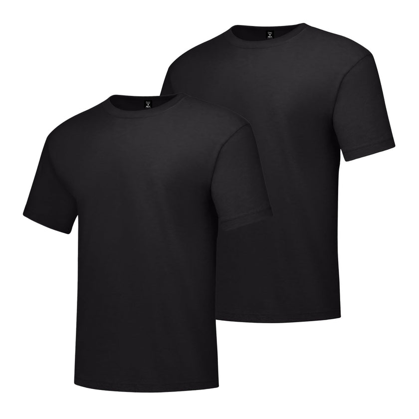 Hanes Men's Short Sleeve Beefy-T (Pack of 2), Black, 3X-Large 🍁 All In One Marketplace Canada