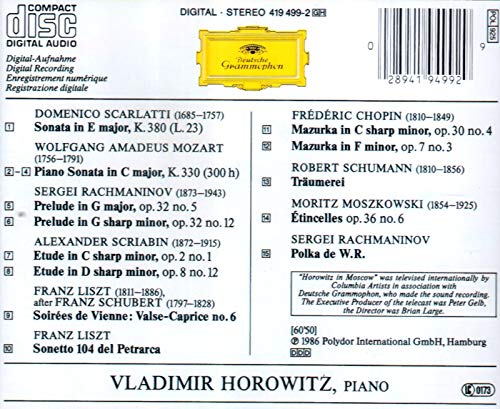 HOROWITZ IN MOSCOW