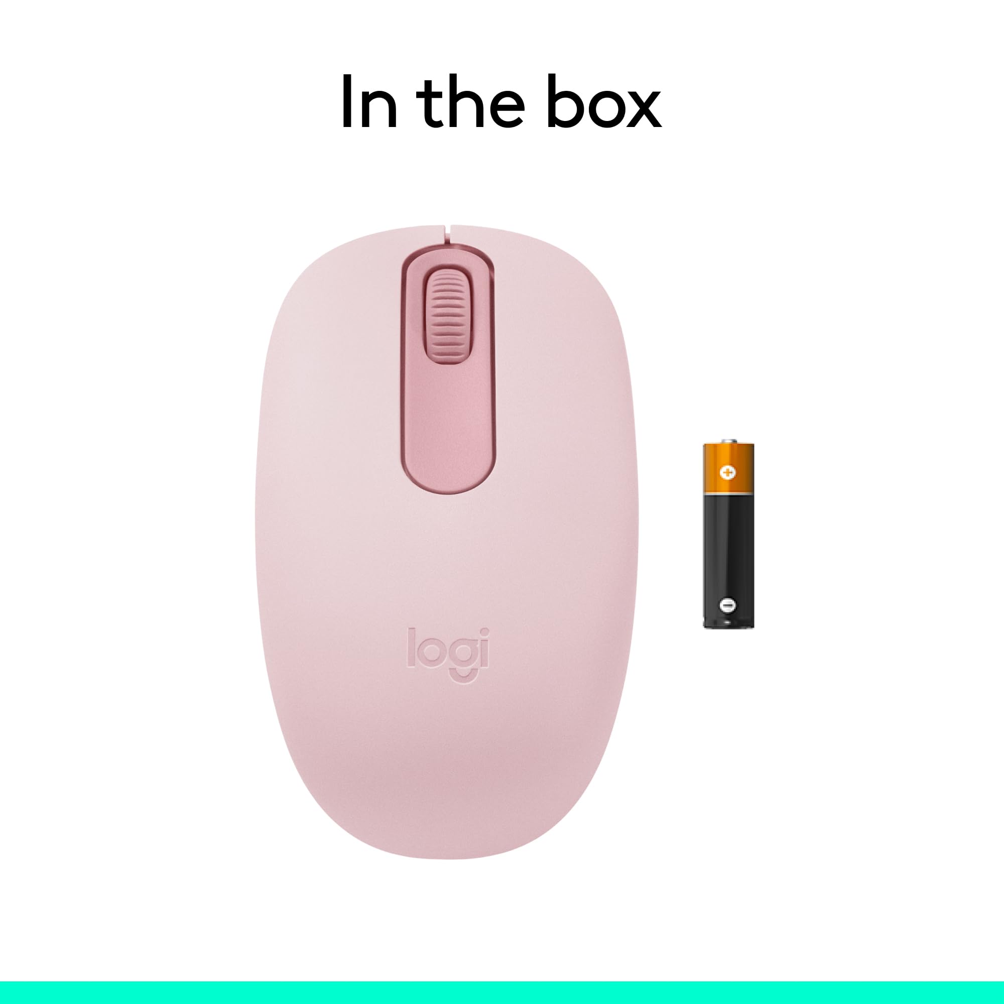 Logitech M196 Bluetooth Wireless Mouse, Compact and Portable Mouse for Laptops, Tablets and More, 12-Month Battery, Smooth Tracking, Compatible with PC and Mac, Windows and macOS - Rose 🍁 All In One Marketplace Canada