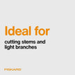 Fiskars Bypass Pruning Shears, Branch Cutter with 5/8