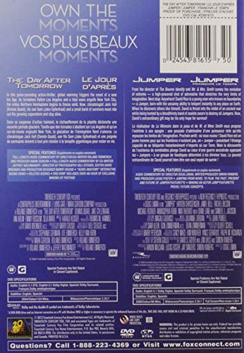 The Day After Tomorrow + Jumper - DVD (Used)