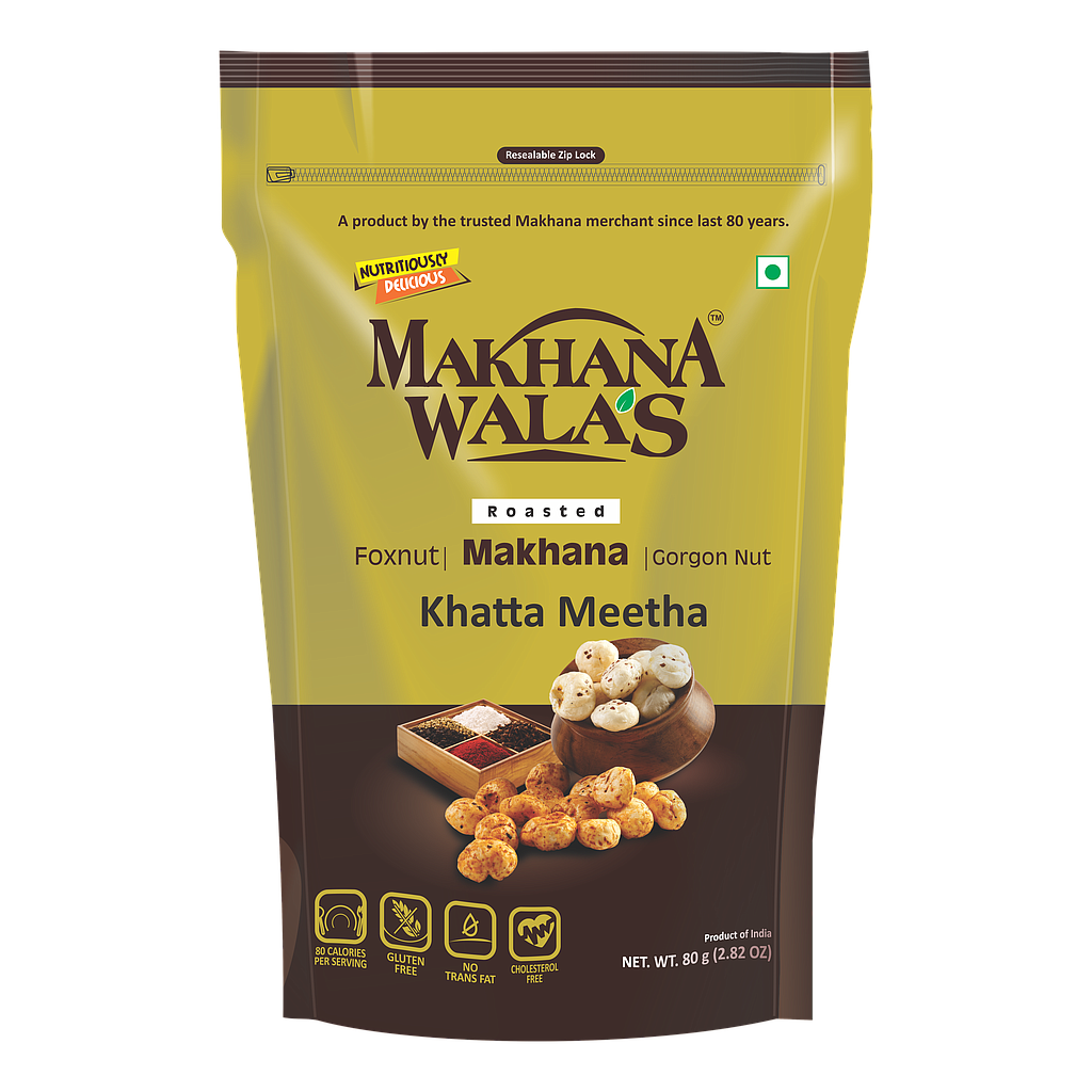 Makhana Walas Khatta Meetha Roasted makhana 60g