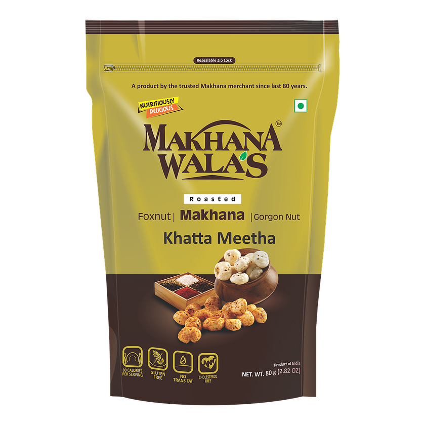 Makhana Walas Khatta Meetha Roasted makhana 60g