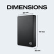 Seagate Portable 4TB External Hard Drive HDD – USB 3.0 for PC, Mac, Xbox, & Playstation - 1-Year Rescue Service (STGX4000400) 🍁 All In One Marketplace Canada