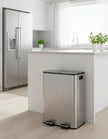 GarveeHome 2x8 Gallon Stainless Steel Dual Trash Can with Lid, Large Kitchen Step-on Garbage and Recycle Bin Combo, Metal Double Trash Can with PP Inner Buckets & Liner Rim for Kitchen Waste Sorting 🍁 All In One Marketplace Canada