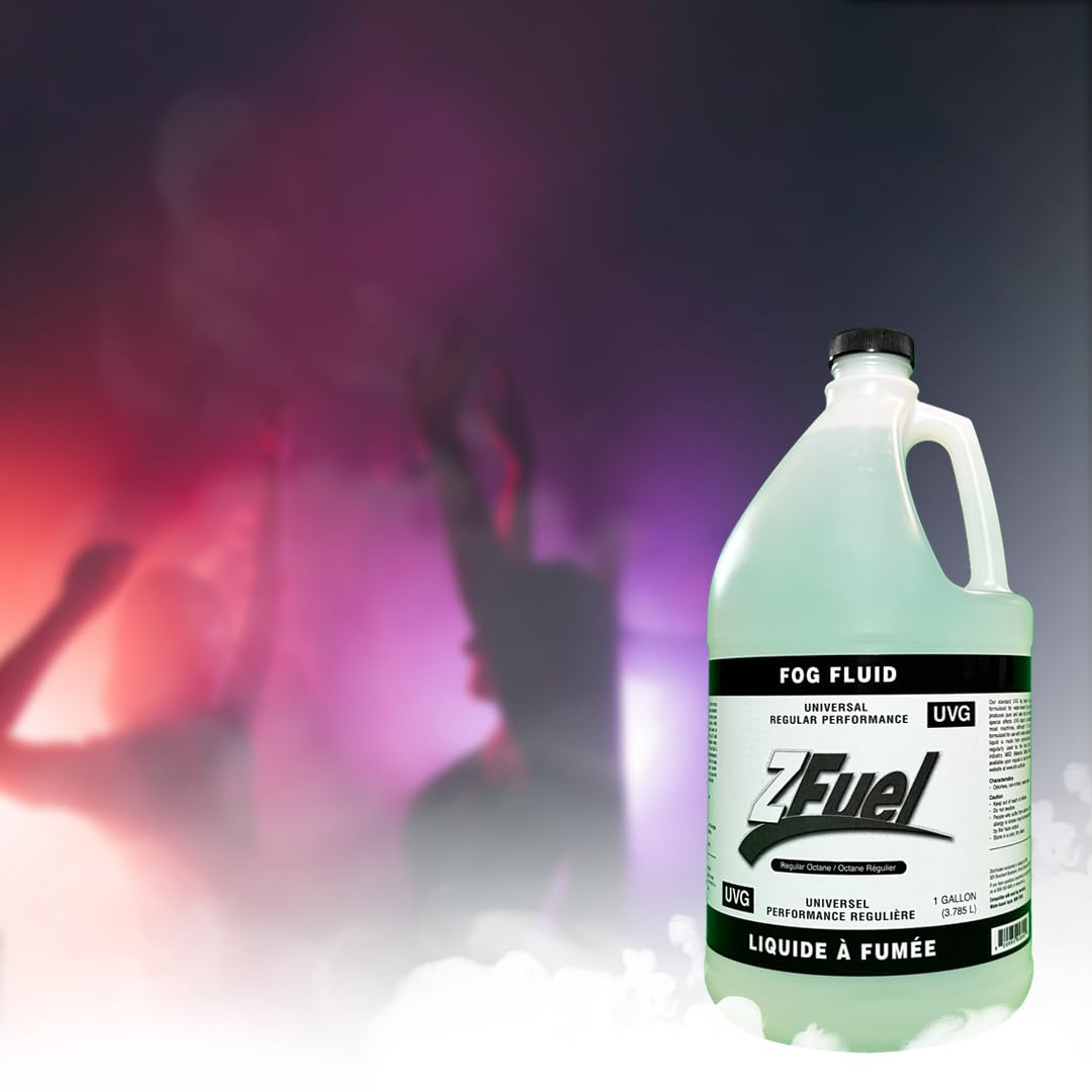 Z Fuel Universal UVG Fog Fluid Juice - 3.78 Litres - Professional Grade For Fog Machine - Perfect For Halloween, Weddings, Party or DJ Effects - High Output & Long Lasting 🍁 All In One Marketplace Canada