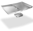 Grease Tray with Catch Pan - Adjustable Drip Pan for Gas Grill Models from Dyna Glo, Nexgrill, Expert Grill, Kenmore, BHG and More - Stainless Steel Grill Replacement Parts(Width 24