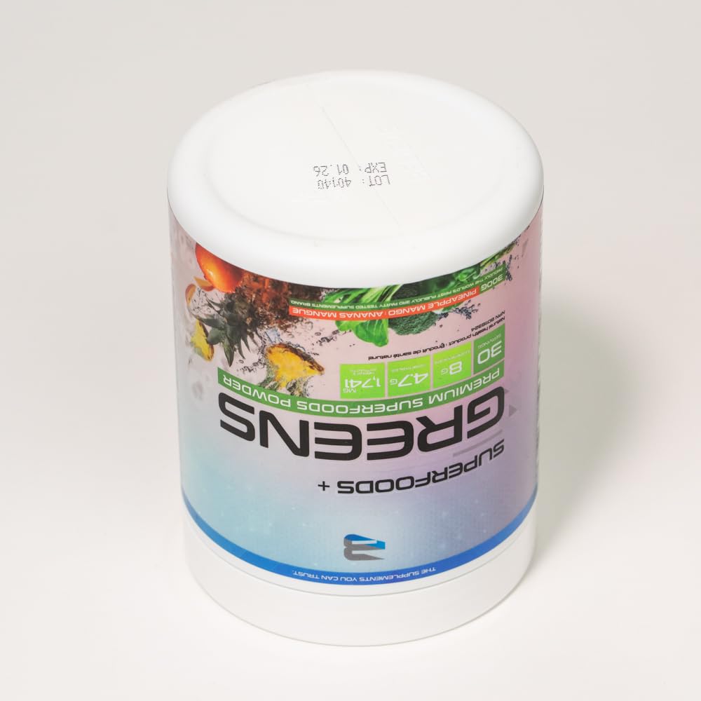 Believe Supplements Superfoods+Greens - Superfood Blend | Boost Energy, Immunity, and Digestion | Rich in Antioxidants & Essential Nutrients! (30 Servings (Pack of 1), Pineapple Mango) 🍁 All In One Marketplace Canada