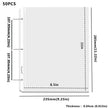 Sheet Protectors - 50 Sheets 4 mils[0.04mm] Strong Extra Heavyweight Clear Top Load 8.5 x 11 Inch Highlight Transparent Acid-Free for 3 Ring Binder OS0150 🍁 All In One Marketplace Canada