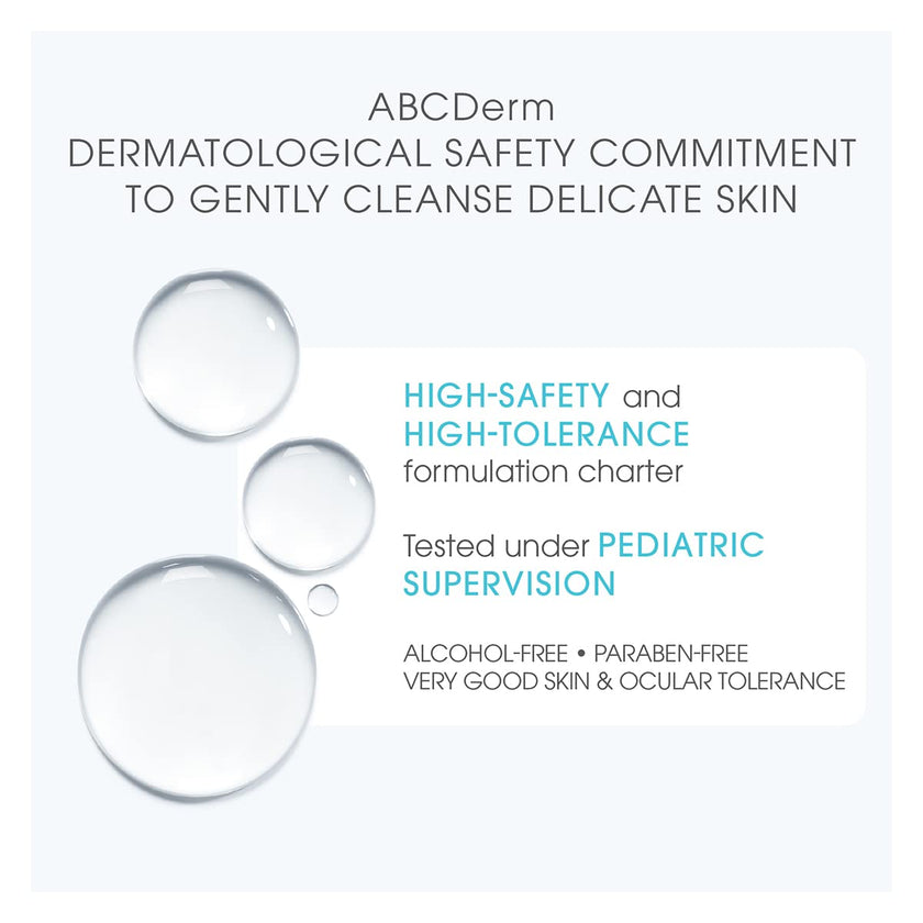 Bioderma ABCDerm H2O - Baby Skin Care - Micellar Cleansing Water for Babies and Kids, Blue, 1lt 🍁 All In One Marketplace Canada