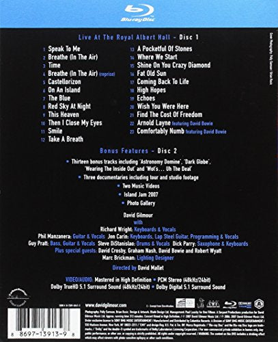 David Gilmour / Remember That Night - Blu-Ray (Used)