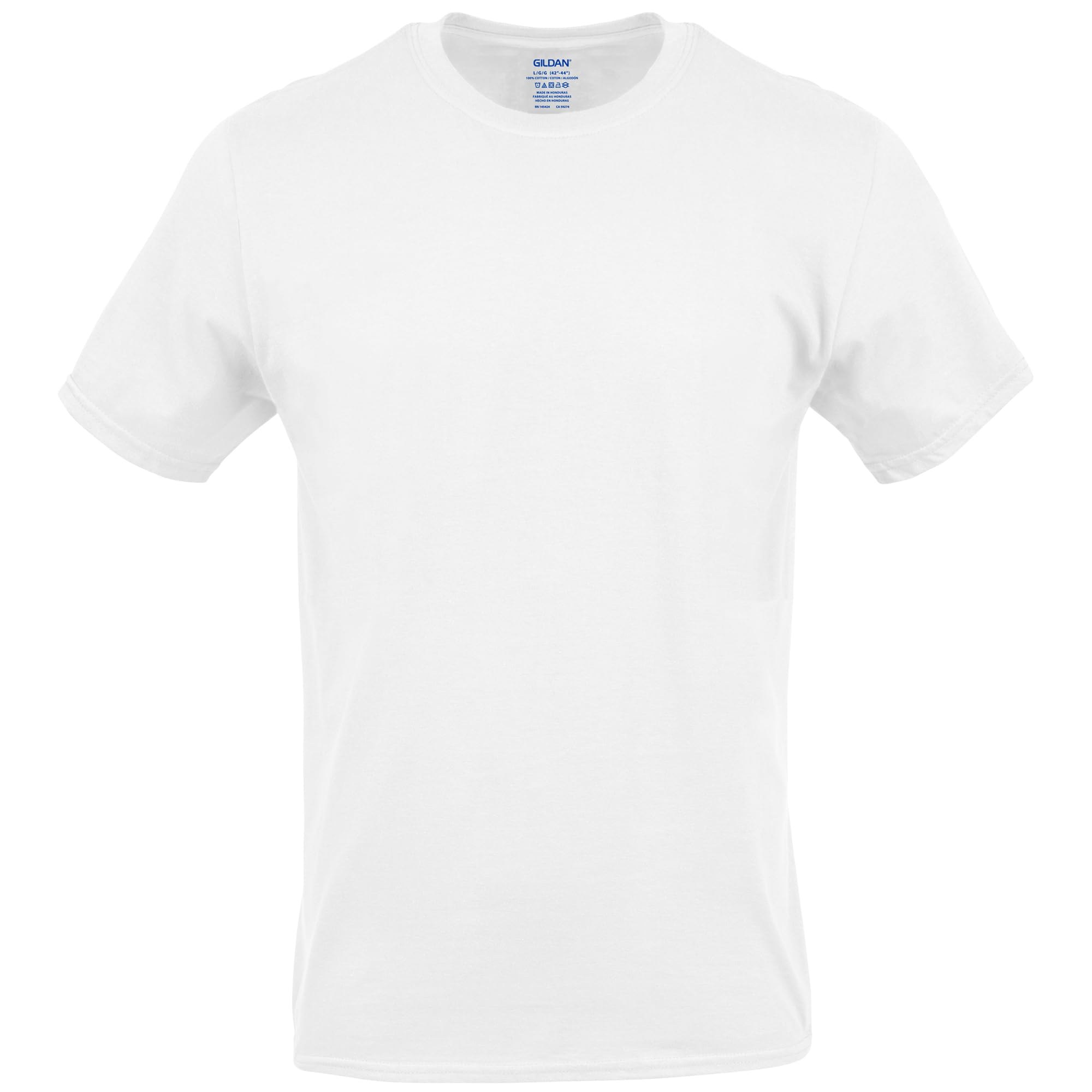 GILDAN Men's Crew T-Shirts, Multipack, Style G1100, White (12-Pack), Large, White (12-Pack), Large 🍁 All In One Marketplace Canada