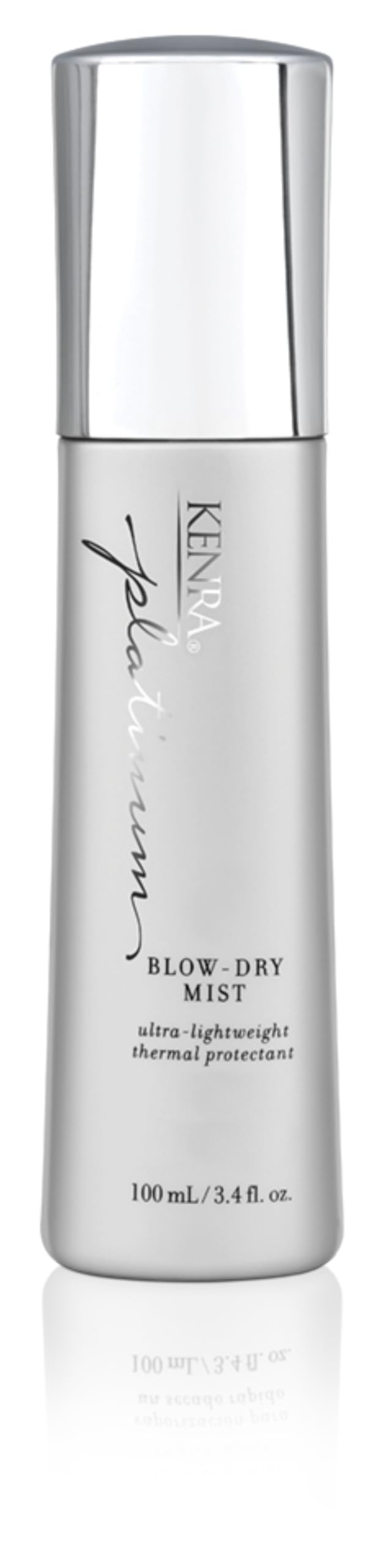 Kenra Platinum Blow-Dry Mist | Ultra Lightweight Thermal Heat Protectant | Reduces Dry Time & Frizz | Fine to Medium Hair | 100 mL 🍁 All In One Marketplace Canada