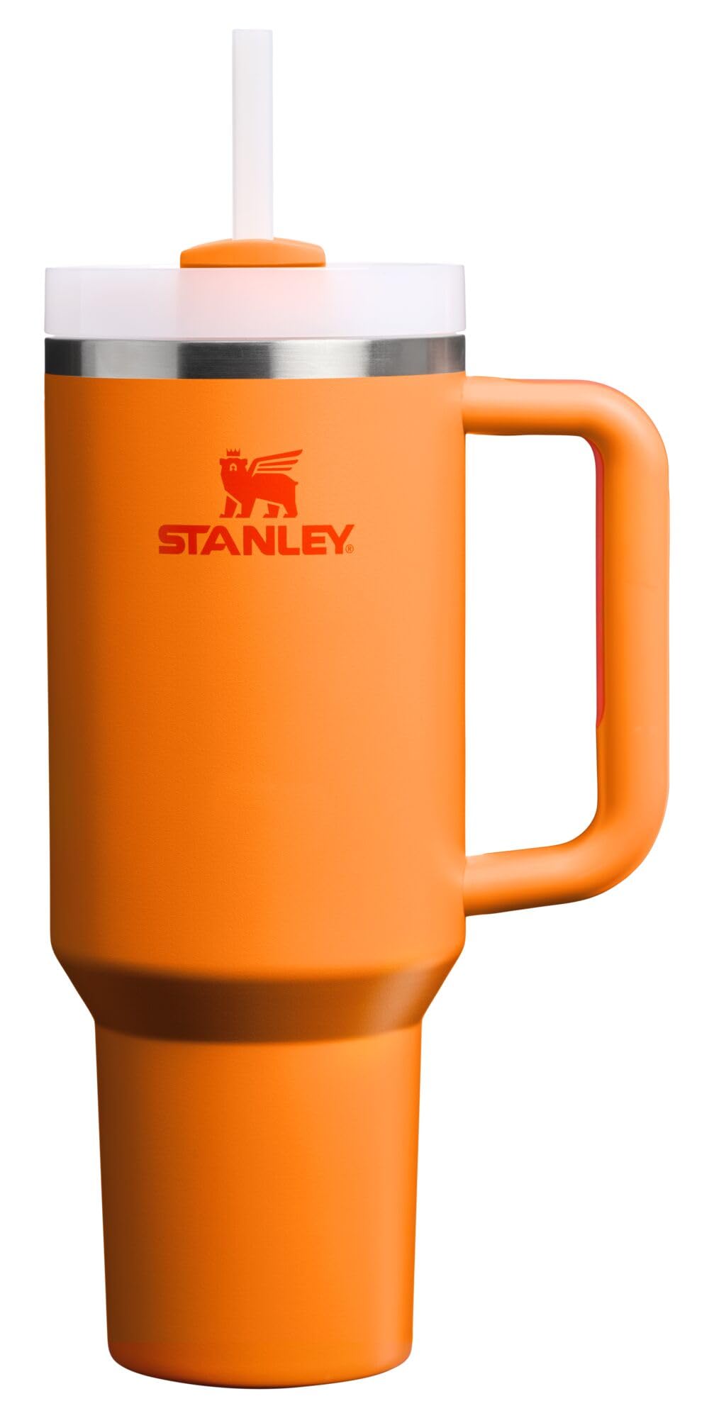 STANLEY Quencher H2.0 Tumbler with Handle and Straw 40 oz | Flowstate 3-Position Lid | Cup Holder Compatible for Travel | Insulated Stainless Steel Cup | BPA-Free | Goldenrod Coral 🍁 All In One Marketplace Canada