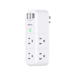 USB Outlet Extender Surge Protector - with Rotating Plug, 6 AC Multi Plug Outlet and 3 USB Ports (1 USB C), 3-Sided Swivel Power Strip with Spaced Outlet Splitter for Home, Office, Travel 🍁 All In One Marketplace Canada