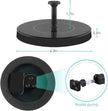 Solar Fountain Water Pump for Bird Bath, New Upgraded Mini Solar Powered Fountain Pump 1.5W Free Standing Solar Panel Kit Water Fountain for Garden, Pond, Pool, and Outdoor 🍁 All In One Marketplace Canada