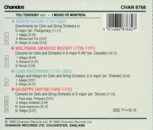 Turovsky / Cello Cti - CD (used)