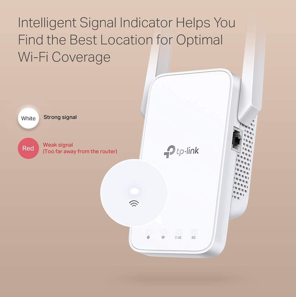 TP-Link AC1200 WiFi Extender (RE315) - Covers up to 1,500 Sq.ft and 25 Devices, Up to 1200Mbps, Dual Band WiFi Booster Repeater, Access Point Mode 🍁 All In One Marketplace Canada