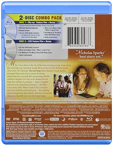 The Last Song - Blu-Ray/DVD