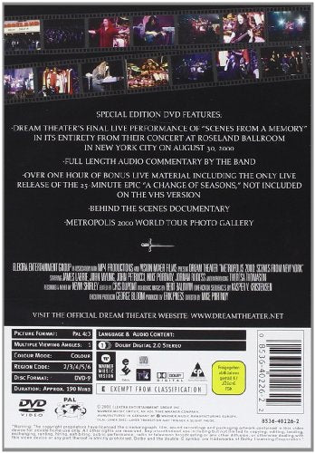 Dream Theater - Metropolis 2000: Scenes From New York - DVD (Used)