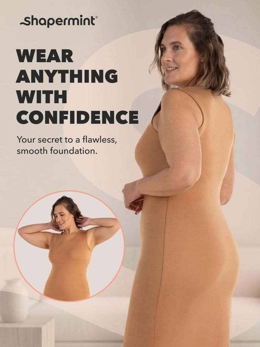 SHAPERMINT All Day Every Day High Waisted Shaper Shorts - Shapewear Women Tummy Control Underwear, Body Shaper for Women Black 🍁 All In One Marketplace Canada