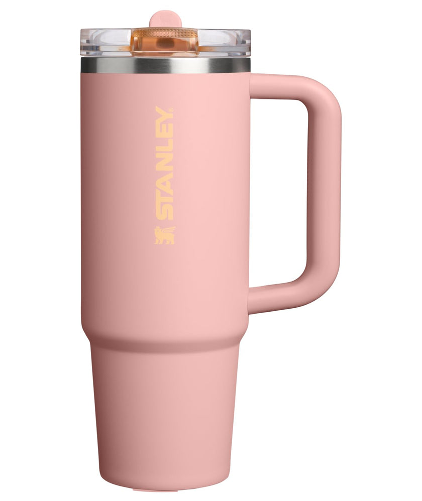 Stanley Quencher ProTour Flip Straw Tumbler with Leakproof Lid 30 oz | Built-in Straw & Handle | Cupholder Compatible for Travel | Insulated Stainless Steel Cup | BPA-Free | Peach Rose 🍁 All In One Marketplace Canada