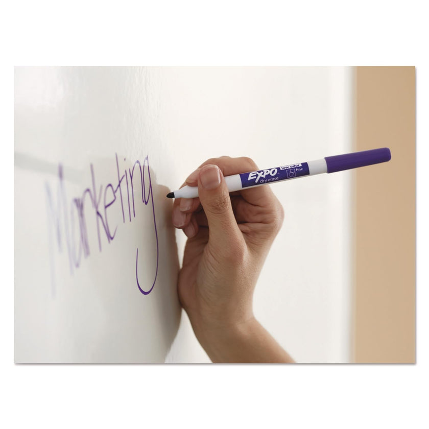 EXPO Dry Erase Markers, Low Odour Ink, Black, Fine Tip, 12 Count 🍁 All In One Marketplace Canada