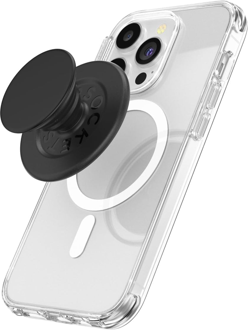 PopSockets Phone Grip for MagSafe with Kickstand, Magnetic Stand, Swappable Top, Secure Hold for iPhone MagSafe Cases, Phone & Tablet Grip - Black 🍁 All In One Marketplace Canada