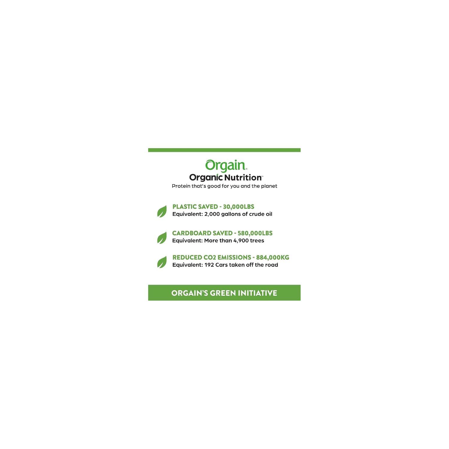 Orgain Organic Plant Based Canadian Protein Powder, Vanilla Bean - Vegan, Lactose Free, Gluten Free, Dairy Free, No Sugar Added, Soy Free, Kosher, Non-GMO, 920 g (Pack of 1) 🍁 All In One Marketplace Canada