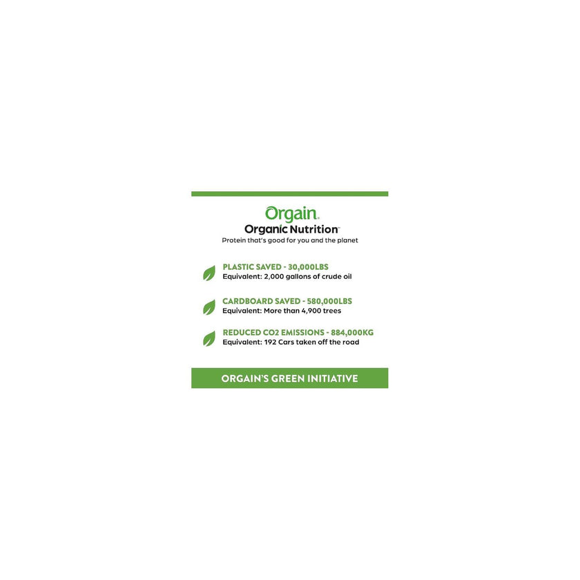 Orgain Organic Plant Based Canadian Protein Powder, Vanilla Bean - Vegan, Lactose Free, Gluten Free, Dairy Free, No Sugar Added, Soy Free, Kosher, Non-GMO, 920 g (Pack of 1) 🍁 All In One Marketplace Canada