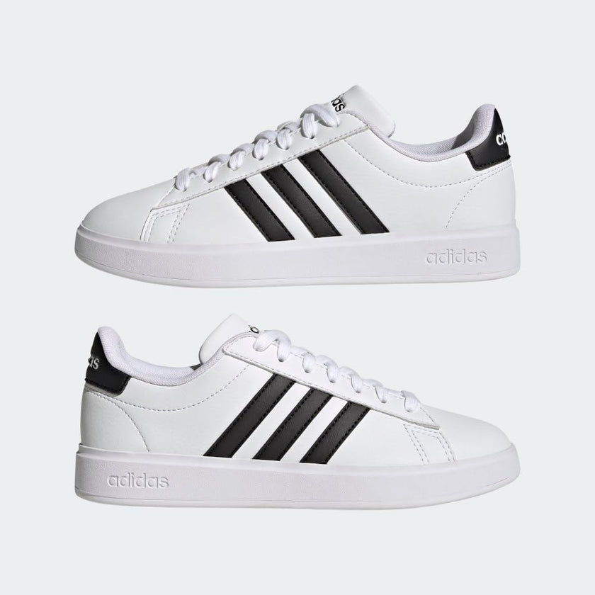 Adidas Women's Grand Court 2.0, White/Core Black/Core Black, 9.5 🍁 All In One Marketplace Canada