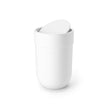 Umbra Touch Trash Can, Small 1.6-Gallon Garbage Bin with Swing Lid, Waste Basket for Bathroom or Office, White 🍁 All In One Marketplace Canada