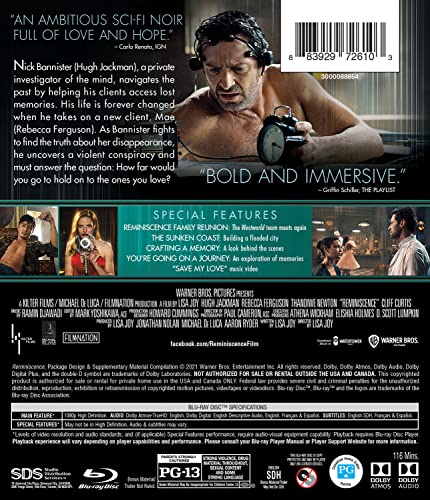 Reminiscence - Blu-Ray/Digital