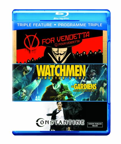 Triple Feature (V for Vendetta / Watchmen / Constantine) [Blu-ray] (Bilingual)