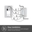 Kasa Matter Smart Wi-Fi Light Switch by TP-Link (KS205P3) - Neutral Wire and 2.4GHz Wi-Fi Connection Required, Works with Apple Home, Alexa & Google Home, No Hub Required, 3-Pack, White 🍁 All In One Marketplace Canada