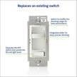 Leviton 2-Pack SureSlide Dimmer Switch for Dimmable LED, Halogen and Incandescent Bulbs, 6674-2PK, White 🍁 All In One Marketplace Canada