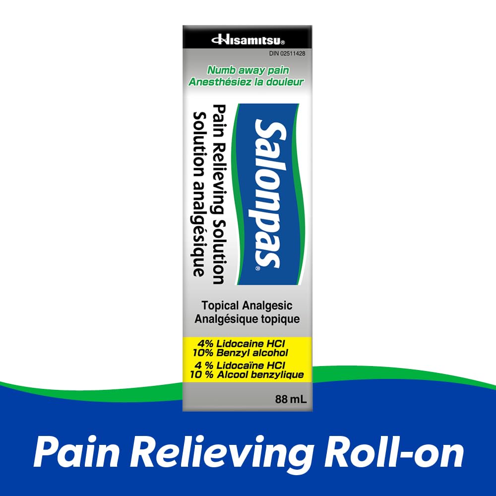 Salonpas Pain Relieving Solution, 88 ml 🍁 All In One Marketplace Canada