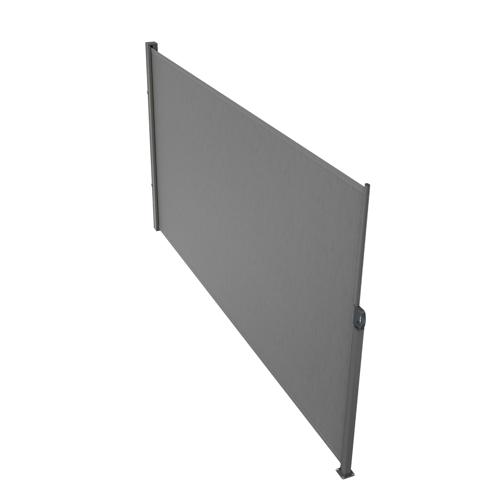 VEVOR Retractable Side Awning, 71''x 138'' Outdoor Privacy Screen, 180g Polyester Water-Proof Retractable Patio Screen, UV 30+ Room Divider Wind Screen for Patio, Backyard, Balcony, Gray 🍁 All In One Marketplace Canada