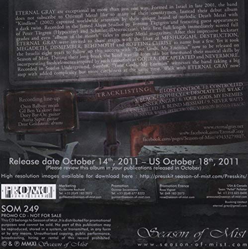 Eternal Gray / Your Gods, My Enemies - CD (Used)