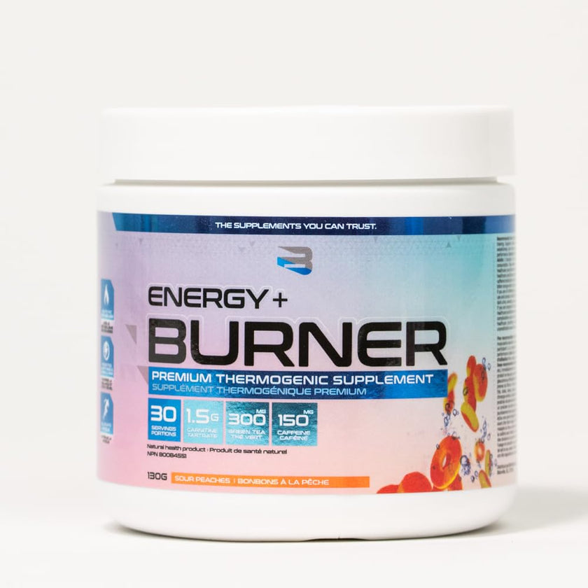 Energy+Burner Believe Supplements (sour peach) 🍁 All In One Marketplace Canada
